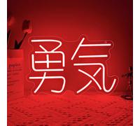 Kawaii かわいい Signe de néon LED Fleurs de cerisier japonaises éclairer Signe de décoration murale pour les filles Chambre Chambre à coucher Magasin Décoration Fête d'anniversaire Noël
