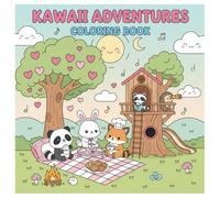 Kawaii Adventures: Cute and Fun Coloring Book for Kids, Girls, and Adults - 25 Illustrations of Teddy Bears, Ducklings, Puppies, and Kittens in ... Illustrations to Spark Creativity