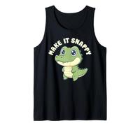 Kawaii Alligator - Make It Snappy Cute Gator Crocodile Pun Débardeur