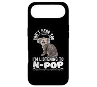 Kawaii Animal Listening Je ne t'entends Pas J'écoute de la K-Pop Coque pour iPhone Air