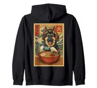 Kawaii Anime Gamer Berger Allemand Ramen Rétro Japon Gaming Sweat à Capuche