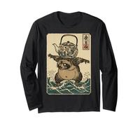 Kawaii Anime Manga Otaku Samurai Japan Ramen Y2K Cyberpunk Manche Longue