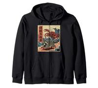 Kawaii Anime Manga Otaku Samurai Japan Ramen Y2K Cyberpunk Sweat à Capuche