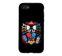 Kawaii Arts Martiaux Dojo Champ Kick Ceintures Coque pour iPhone SE (2020) / 7/8