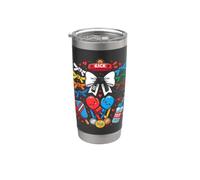Kawaii Arts Martiaux Dojo Champ Kick Ceintures Gobelet isotherme en acier inoxydable double paroi