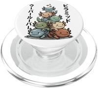 Kawaii Axolotl Pyramide Mignon Anime Salamandre PopSockets PopGrip pour MagSafe