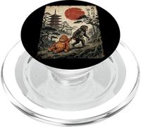 Kawaii Baby Singe Punch - Mignon Graphique Japonais Ukiyo-e PopSockets PopGrip pour MagSafe