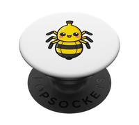 Kawaii Banane Araignée Mignon Cartoon Insecte PopSockets PopGrip Adhésif