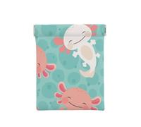 Kawaii bébé Mignon Axolotl, Sac de Rangement pour Femmes, Portefeuille supérieur à Presser, Petit Porte-Monnaie, Pochette de Changement