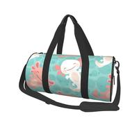 Kawaii bébé Mignon Axolotl, Sac de Voyage de Grande capacité, Sac à Main Rond, Sac de Voyage de Sport, fourre-Tout, Sac de Fitness