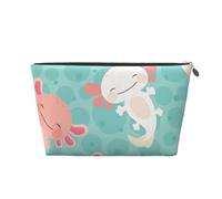 Kawaii bébé Mignon Axolotl, Trousse de Toilette Trousse de Maquillage Sac à cosmétiques Trousse de Toilette de Voyage Portable