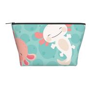 Kawaii bébé Mignon Axolotl, Trousse de Toilette Trousse de Maquillage Sac à cosmétiques Trousse de Toilette de Voyage Portable