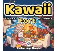 Kawaii Blanket Fort Coloring Book: 50 Adorable Cozy Scenes | Stress-Relieving Art Activity for Grown-Ups | Perfect Birthday Gift for Hygge Lovers and Creative Women
