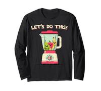 Kawaii Blender Fruit Smoothie Motivation Saine Manche Longue