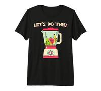 Kawaii Blender Fruit Smoothie Motivation Saine T-Shirt Haut de Gamme