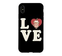 Kawaii Boba Tea Love épelé avec Motif en Forme de cœur Coque pour iPhone XS Max
