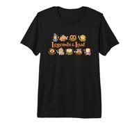 Kawaii Bread Warriors Fantasy Gift Women Men - RPG Food T-Shirt Haut de Gamme