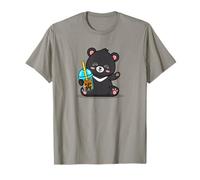 Kawaii Bubble Boba Milk Tea Formosa Bear Taiwan Travel T-Shirt