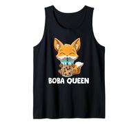 Kawaii Bubble Tea Fox Boba Queen Boba Fox Mignon Débardeur
