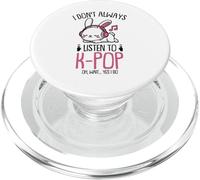 Kawaii Bunny Kpop n'écoute Pas Toujours K-Pop K Pop Girl PopSockets PopGrip pour MagSafe