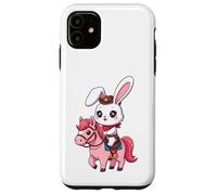 Kawaii Bunny Shérif, Joli Cheval, Cowboy, Design Western Coque pour iPhone 11