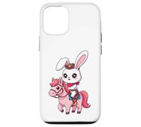 Kawaii Bunny Shérif, Joli Cheval, Cowboy, Design Western Coque pour iPhone 12/12 Pro