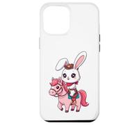 Kawaii Bunny Shérif, Joli Cheval, Cowboy, Design Western Coque pour iPhone 12 Pro Max