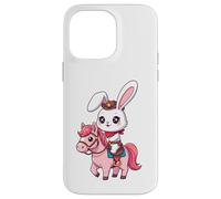 Kawaii Bunny Shérif, Joli Cheval, Cowboy, Design Western Coque pour iPhone 14 Pro Max