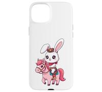 Kawaii Bunny Shérif, Joli Cheval, Cowboy, Design Western Coque pour iPhone 15 Plus