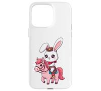 Kawaii Bunny Shérif, Joli Cheval, Cowboy, Design Western Coque pour iPhone 15 Pro Max