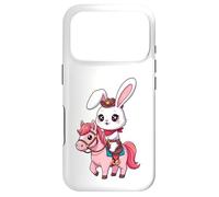 Kawaii Bunny Shérif, Joli Cheval, Cowboy, Design Western Coque pour iPhone 17 Pro