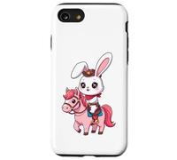 Kawaii Bunny Shérif, Joli Cheval, Cowboy, Design Western Coque pour iPhone SE (2020) / 7/8