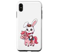 Kawaii Bunny Shérif, Joli Cheval, Cowboy, Design Western Coque pour iPhone XS Max