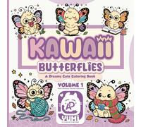 Kawaii Butterfly Coloring Book: 50 Super Cute Kawaii Butterfly Pages - A Relaxing Coloring Book for Kids, Teens & Adults! Perfect for all ages who ... adorable wings, and cozy coloring time.