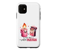 Kawaii Candle Boîte d'allumettes We are A Perfect Match Coque pour iPhone 11