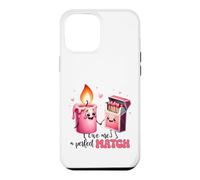 Kawaii Candle Boîte d'allumettes We are A Perfect Match Coque pour iPhone 12 Pro Max