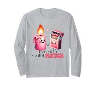 Kawaii Candle Boîte d'allumettes We are A Perfect Match Manche Longue