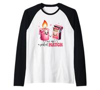 Kawaii Candle Boîte d'allumettes We are A Perfect Match Manche Raglan