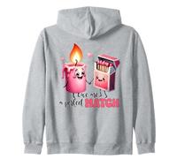 Kawaii Candle Boîte d'allumettes We are A Perfect Match Sweat à Capuche