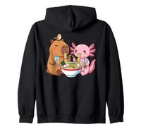 Kawaii Capybara Axolotl Ramen Oiseau Bubble Tea Enfants Sweat à Capuche