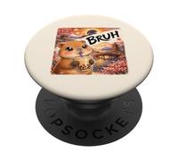 Kawaii Capybara Boba Milk Bubble Tea Nuit étoilée PopSockets PopGrip Adhésif