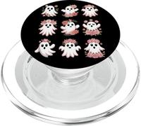 Kawaii Cartoon Boo Fleuriste Floral Halloween PopSockets PopGrip pour MagSafe