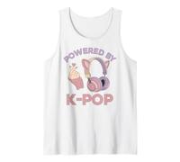 Kawaii Casque Kpop Powered by K-Pop Heart K Pop Girl Débardeur