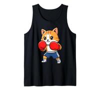 Kawaii Cat Boxer Mignon Kitty Gants de Boxe pour Enfants Débardeur
