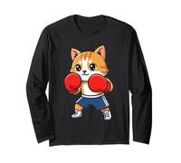 Kawaii Cat Boxer Mignon Kitty Gants de Boxe pour Enfants Manche Longue