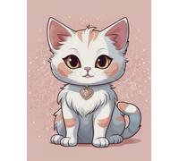 Kawaii Cat Cartoon Sketch Book