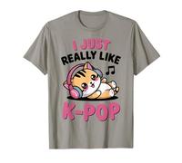 Kawaii Cat Kpop N'écoutez Pas Toujours K-Pop K Pop Girl T-Shirt