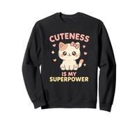 Kawaii Cat - La Mignonne est ma Superpuissance Sweatshirt