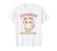 Kawaii Cat - La Mignonne est ma Superpuissance T-Shirt