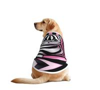 Kawaii Cat Op Art Chemise pour chien - Vêtement respirant et rafraîchissant pour grands chiens, protection solaire et confortable pour Golden Retriever, Husky, Alaska, activités de plein air XL